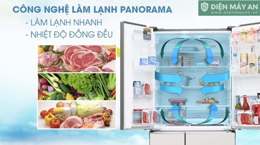 Tủ lạnh Panasonic Inverter 589 lít NR-F603GT-X2